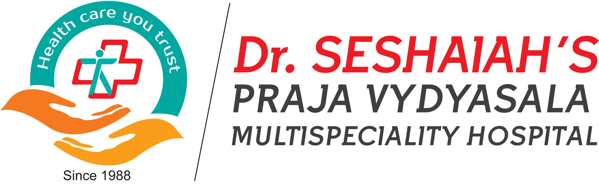 Dr. Seshaiah's Praja Vydyasala Logo